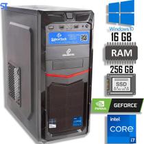 Pc Gamer Core I7-256 Gb Ssd-16 Gb Ram- Placa De Vídeo 4Gb