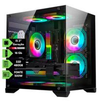 Pc Gamer Cpu Intel I5 3.2ghz Ssd 480gb Memoria Ram 16gb 500W