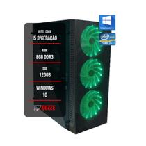 Pc gamer cpu intel i5 placa mãe h61 8gb ram ssd 120gb