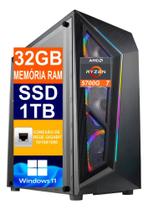Pc Gamer Cpu Ryzen 7 5700g / Ssd 1tb M2 / 32gb Ddr4 / 700w - TECH POWER