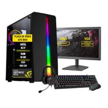 Pc Gamer Darius Completo I5 3º Geração Gtx 1650 Memória 16Gb