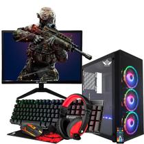 Pc Gamer Desktop Barato Cpu Completo i5 turbo boost 3.20 Ghz 8gb ram ssd 240GB placa de vídeo 2gb