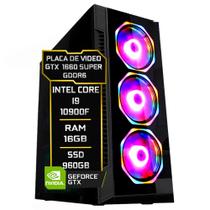 PC Gamer Fácil Intel Core i9 10900F (10ª Geração) 16GB DDR4 3000MHz GTX 1660 SUPER 6GB SSD 960GB - Fonte 750w