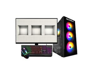 Pc gamer i3 8gb ram hd1tb ssd120gb placa de vídeo de 4gb