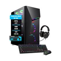 Pc Gamer I3 9 16Gb Placa Vídeo RX550 4GB HD 1TB SSD 240GB