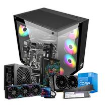 PC Gamer i5 12400F RTX 5060 8GB H610 DDR4 Water Cooler SSD 512 700W PC Gamer i5 12400F RTX 5060 8GB H610 DDR4 Water Cooler SSD 512 700W