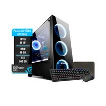 PC GAMER I5 12º 16GB SSD 960 GTX 1660