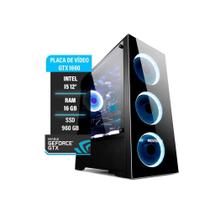 Pc Gamer I5 12º 16Gb Ssd 960 Gtx 1660 Completo