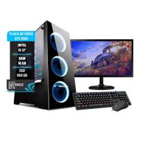 Pc Gamer I5 12º 16Gb Ssd 960 Gtx 1660 + Monitor 32