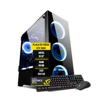 PC GAMER I5 12º 16GB SSD 960 GTX 1660 Teclado e Mouse - AMORIMSHOP