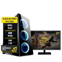 Pc Gamer I5-12º RTX 3050 8 GB Memória 16GB DDR4 SSD 1TB Pc Gamer I5-12º RTX 3050 8 GB Memória 16GB DDR4 SSD 1TB