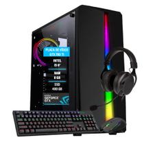 Pc Gamer i5 6º GTX TI 780 SSD 480GB 8GB DDR4 com Teclado, Mouse e Headset Gamer - AMORIM TECH