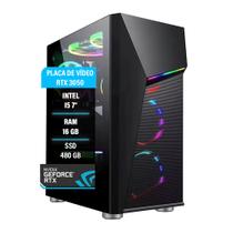 Pc Gamer I5 7 16GB RAM DDR4 RTX 3050 8GB SSD 480GB HD 1TB