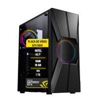 Pc Gamer i5 7 GTX 1650 Memória 16Gb SSD 240GB HD 1TB Fonte 600W - Genérico