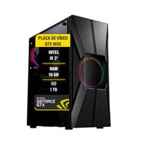 Pc Gamer i5 Gtx 1650 Memória 16Gb SSD 480Gb Pc Gamer i5 Gtx 1650 Memória 16Gb SSD 480Gb