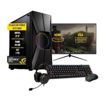 Pc Gamer i7 Ssd 120Gb Gtx1650 2GB 16Gb Hd 1Tb Monitor 27'' Pc Gamer i7 Ssd 120Gb Gtx1650 2GB 16Gb Hd 1Tb Monitor 27''