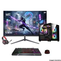 Pc Gamer i9 11ª RTX 2060 32gb DDR4 960 SSD Monitor 23 Curvo 165hz com WIFI Pc Gamer i9 11ª RTX 2060 32gb DDR4 960 SSD Monitor 23 Curvo 165hz com WIFI
