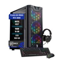 Pc Gamer I9 9 16GB RAM RTX 3080 10GB SSD 960GB Teclado