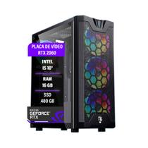 Pc gamer Intel Core I5 10 RTX 2060 16GB RAM DDR4 SSD 480GB Pc gamer Intel Core I5 10 RTX 2060 16GB RAM DDR4 SSD 480GB