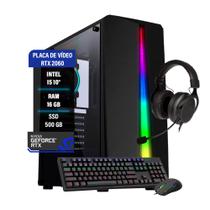 Pc Gamer Intel Core i5-10 RTX 2060 16GB SSD M.2 500GB