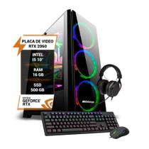 Pc Gamer Intel Core I5 10 Rtx 2060 Memória 16Gb Ssd 500Gb - Wj Info