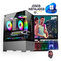 Pc Gamer Intel Core i5 16GB ssd 480GB Monitor 19 Fonte 500w Placa de Video GT 730 4GB - Varejão Informatica