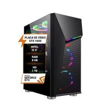 Pc Gamer Intel Core I5 3 Gtx 1650 Memória 8Gb Hd 1Tb Ssd - Wj Info