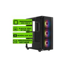 PC Gamer Intel Core i5 3470 3.6GHz Placa de Vídeo GeForce GT 730 4GB Memória Ram 16GB DDR3 SSD 240GB