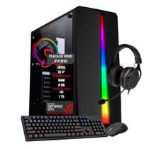 Pc Gamer Intel Core i5 4º Geração GTX1050 Memória 8GB Hd 1TB