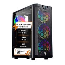 Pc Gamer Intel Core I5 9 Ram 16Gb Ddr4 Gtx1650 Ssd 480Gb