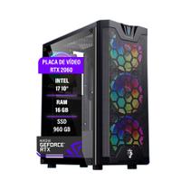 Pc gamer Intel Core i7 10 RTX 2060 16GB RAM SSD 960GB - THARGON TECHNOLOGY