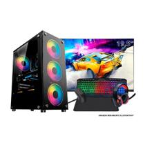 PC Gamer Intel Core i7 16GB RAM Placa de Vídeo 4GB SSD 480GB Monitor 19,'5 Fonte 500W