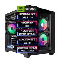 PC Gamer Intel Core i7 3.9GHz RAM 16GB SSD 1TB GTX 1660 SUPER 6GB - ADVANCEDTECH