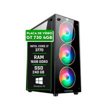 PC Gamer Intel Core i7 3770 3.9GHz Placa de Vídeo GeForce 4GB Memória Ram 16GB (2X8GB) DDR3 SSD 240GB PC Gamer Intel Core i7 3770 3.9GHz Placa de Vídeo GeForce 4GB Memória Ram 16GB (2X8GB) DDR3 SSD 240GB