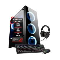 Pc Gamer Intel Core I9 10 Memória 16Gb Rtx 2060 Ssd 960Gb