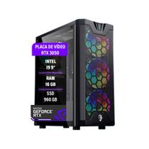 Pc gamer Intel Core I9 9 RTX 3050 8GB 16GB RAM SSD 960GB