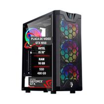 Pc Gamer Intel i5 10 Memória 16GB GTX 1650 HD 1TB SSD 480GB