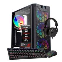 Pc Gamer Intel i5 10 Memória 16GB GTX 1650 HD 1TB SSD 480GB