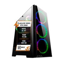 Pc Gamer Intel I5 10 Rtx2060 Ram 16Gb Ddr4 Ssd 480Gb - Wj Info