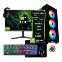 PC gamer intel i5 , 16gb , ssd , com placa de video para jogos