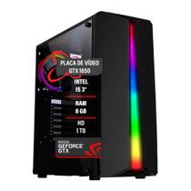 Pc Gamer Intel i5 3 GTX 1650 8GB RAM HD 1TB SSD 240GB