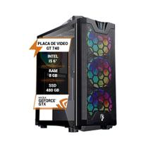 Pc Gamer Intel I5 6 Memória Ram 8Gb Ddr4 Ssd 480Gb Gt740