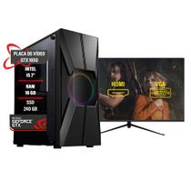 Pc Gamer Intel i5 7 GTX 1650 Memória 16Gb SSD 240GB 24" Pc Gamer Intel i5 7 GTX 1650 Memória 16Gb SSD 240GB 24"