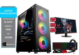 Pc game com jogos barato i5 16gb ssd 480gb - AGS - Computador