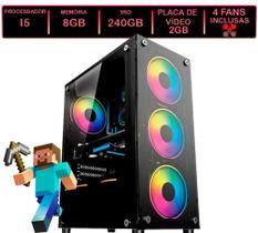 Pc Gamer Intel I5 8gb Ssd 240gb Placa De Video 2gb Wi-fi