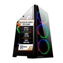 Pc Gamer Intel I7 10 Rtx 2060 Memória 16Gb Ram Ssd 960Gb - Wj Info