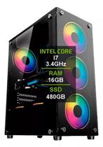 Pc Gamer Intel I7 3770 3.9ghz Ssd 480gb 16gb Placa Video 4gb 500w - ATIVA.PC