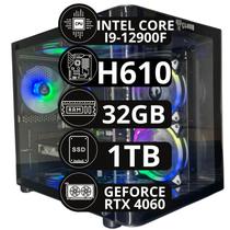 Pc Gamer Intel I9 12900f 32gb Rtx 4060 8gb Ssd 1tb Water Cooler 240mm