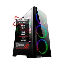 Pc Gamer Intel I9 9 Rtx 3050 8Gb Memória 16Gb Ram Ssd 960Gb