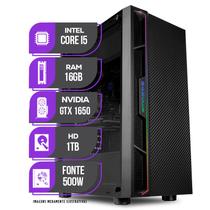PC Gamer Mancer, Intel Core i5, GTX 1650 4GB, 16GB DE RAM, HD 1TB, Fonte 500W 80 Plus